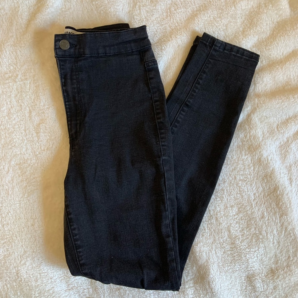 Garage Black Ultra High Waisted Skinny Jeans